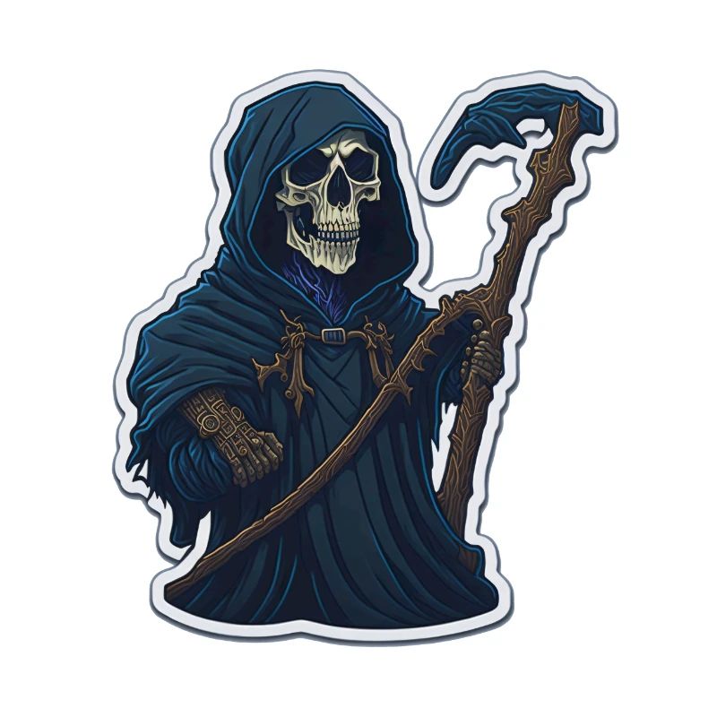 Grim Reaper Skull Halloween
