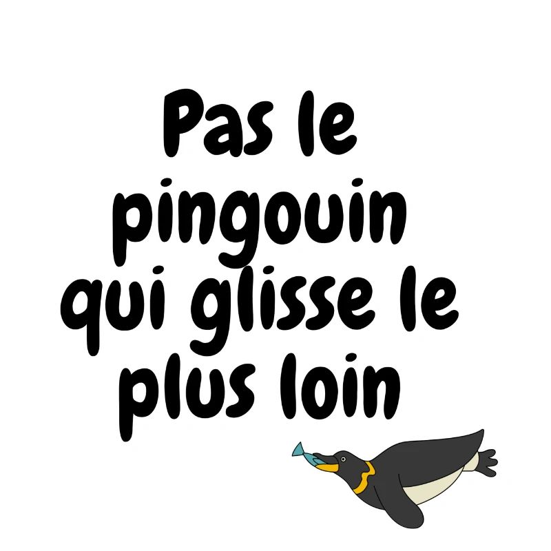 Pas le pingouin qui glisse le plus loin