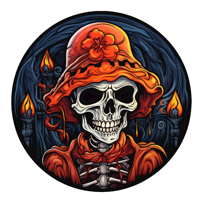 Crâne d’Halloween