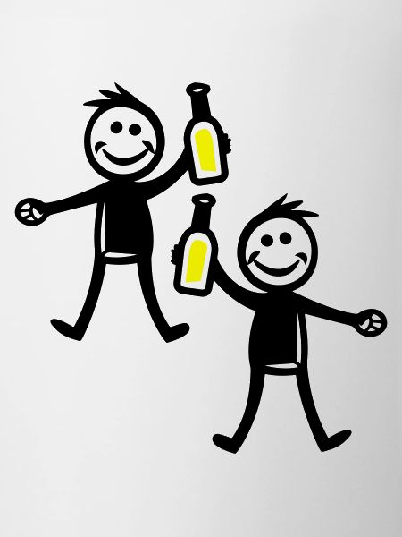 Drinking Bottle of Beer
