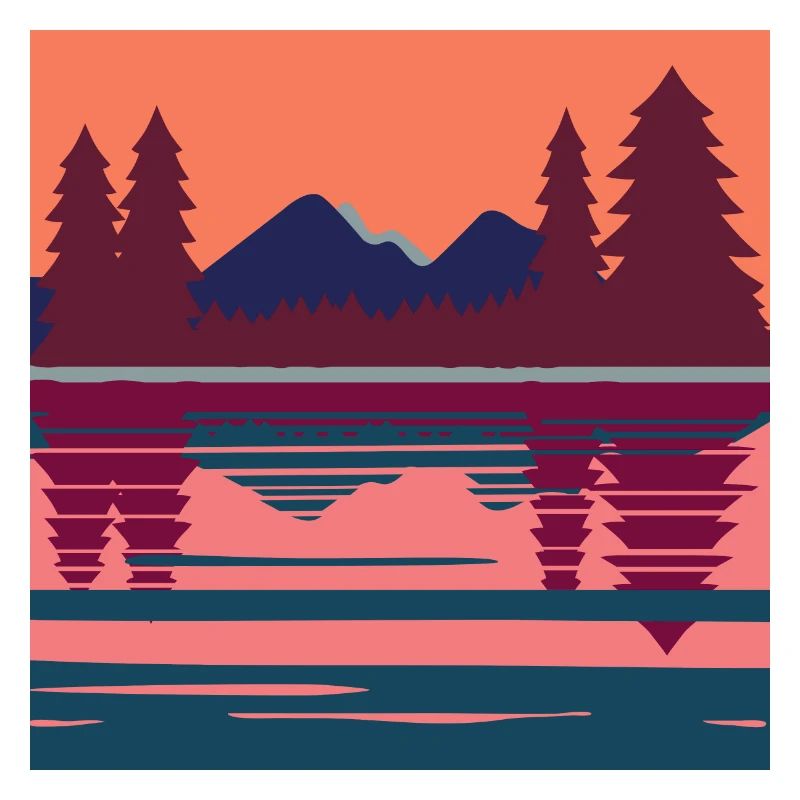 See mit Berge