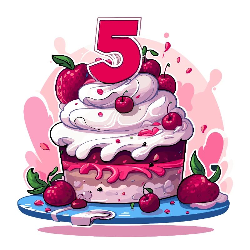 Gâteau 5 ans d’âge