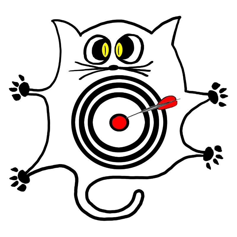 Fléchettes de chat