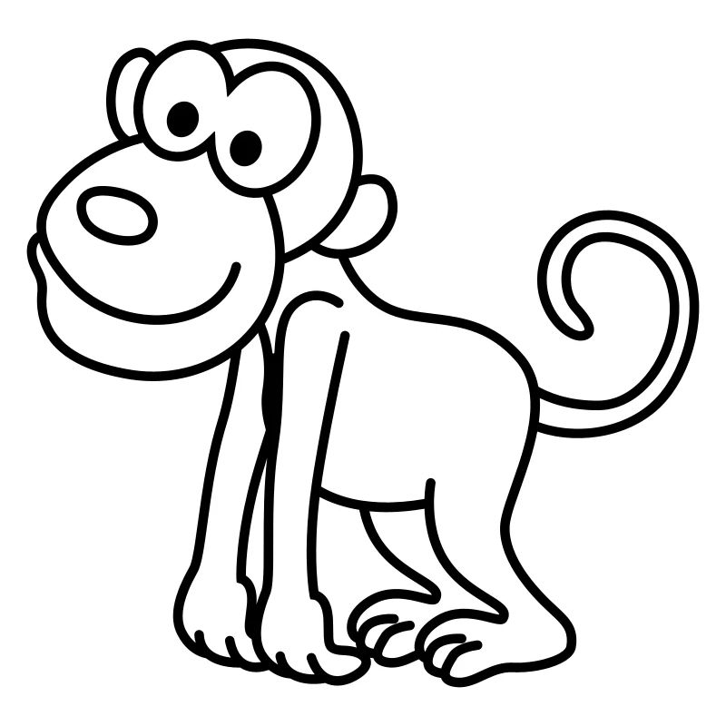 Singe Comic Animal