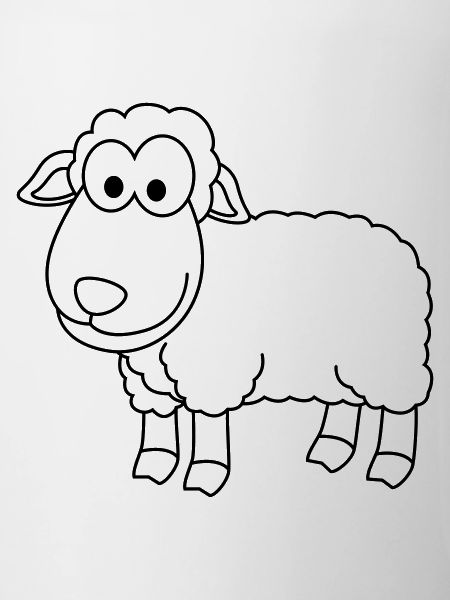 Sheep Comic Animal