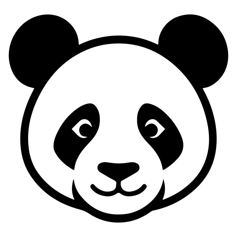 Panda Kopf