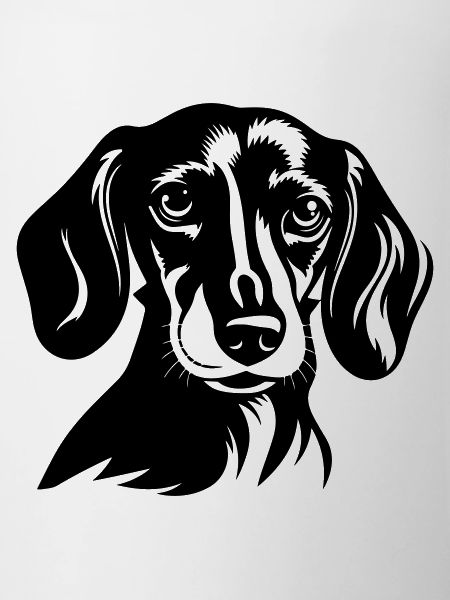 Dachshund Dog Head Dachshund