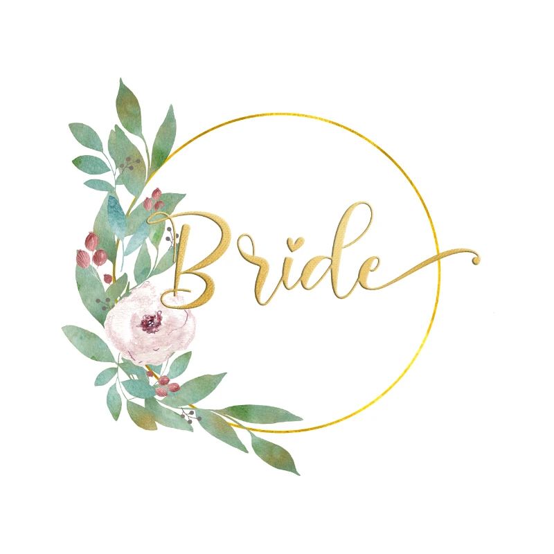 Floral Blumen Kreis personalisierbar