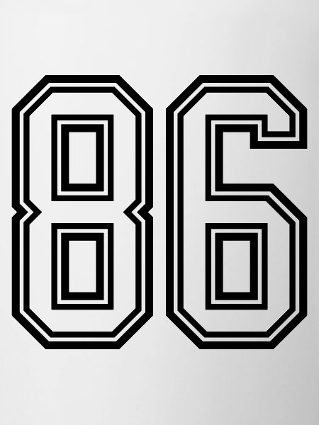 86 number symbol
