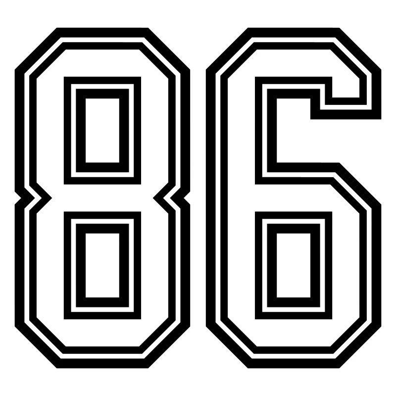 Symbole numérique 86