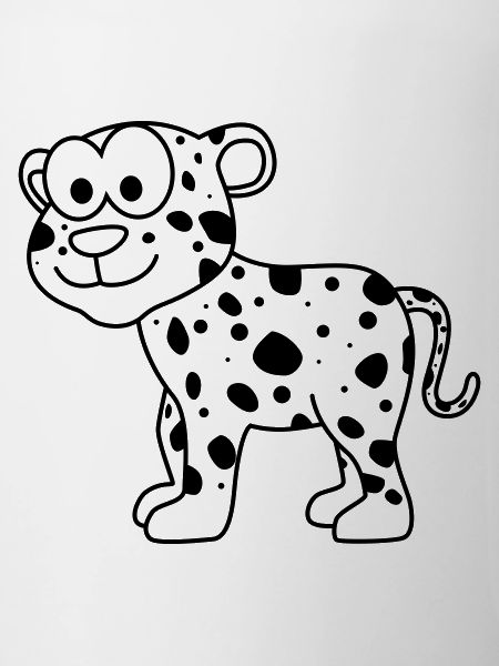 Leopard Comic Animal