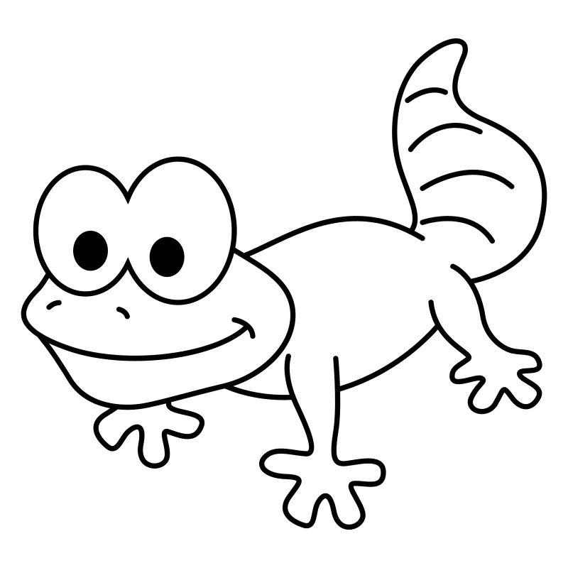 Gecko Comic Animal