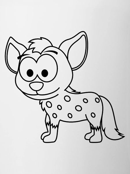 Hyena Comic Animal