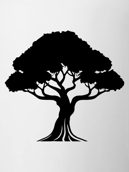 Tree Symbol Silhouette