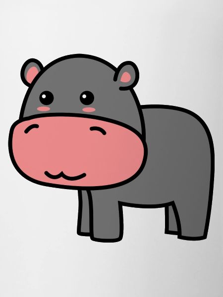 Hippopotamus Comic Animal