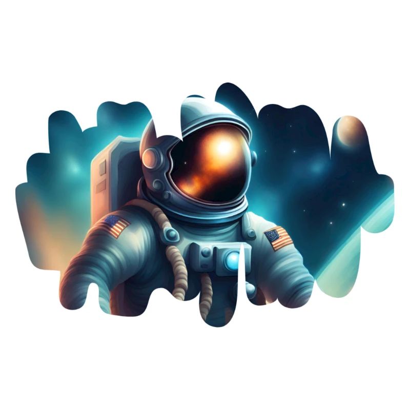 Astronaut im Kosmos
