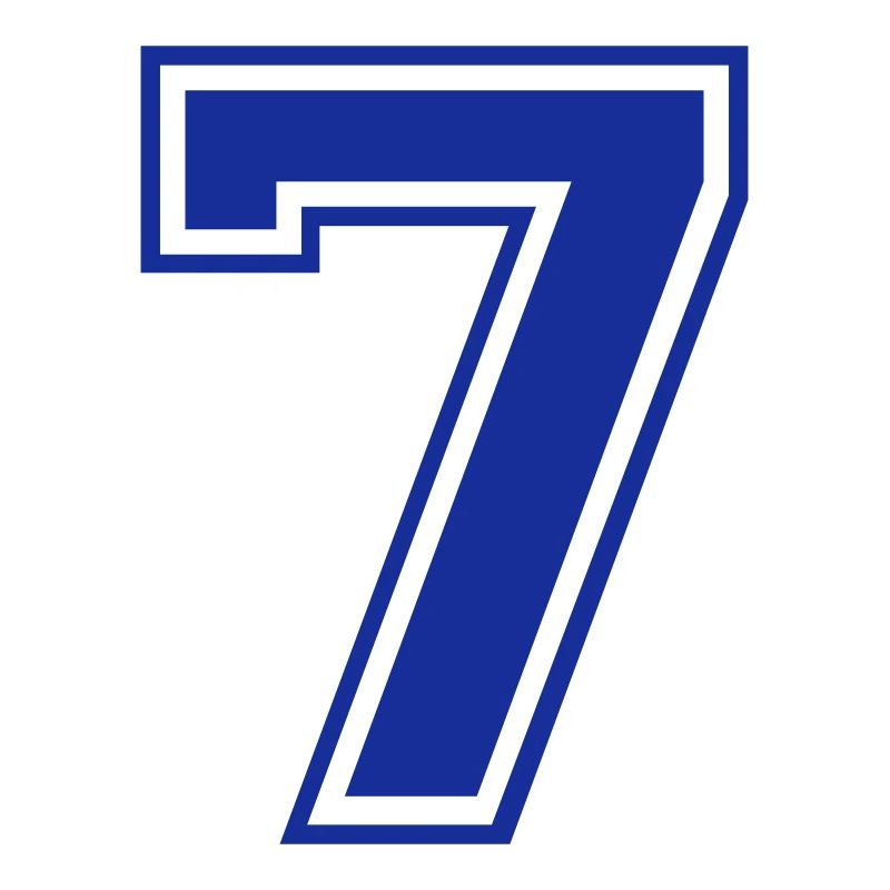 7 - Nummer - Zahl