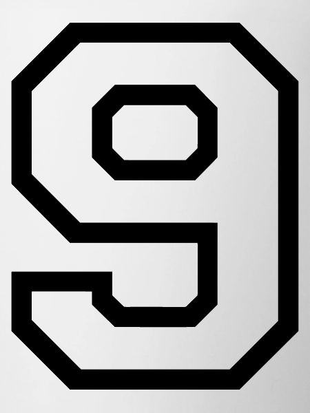 THE NUMBER 9-NINE