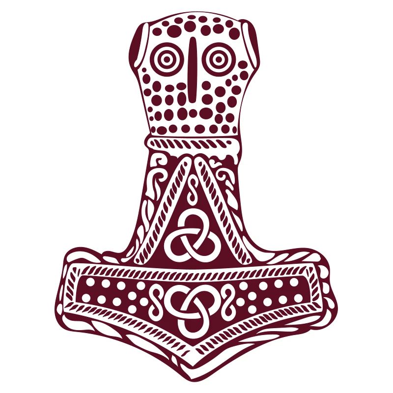 Thor Hammer Mjöllnir Mjǫllnir Malmer Blitz Dorn
