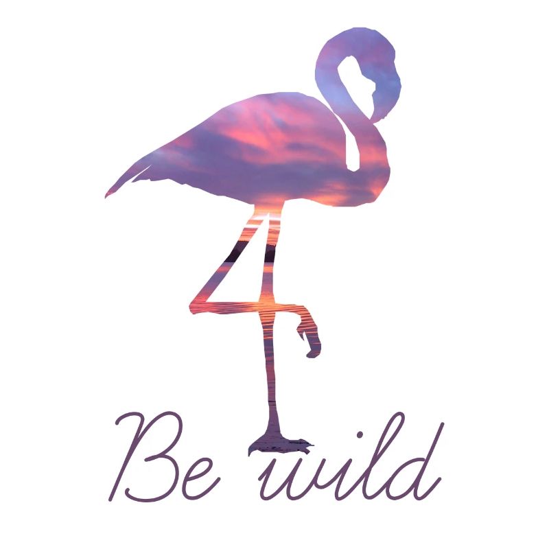 FLAMINGO BE WILD SUMMER SUNSET GIFT