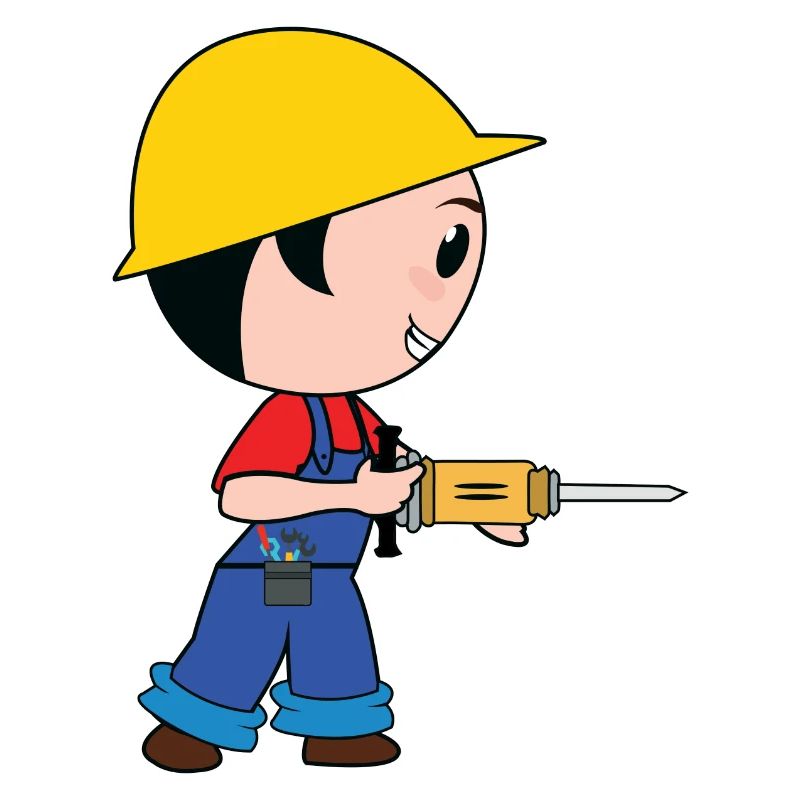 construction worker bauarbeiter strassenbau tierfb