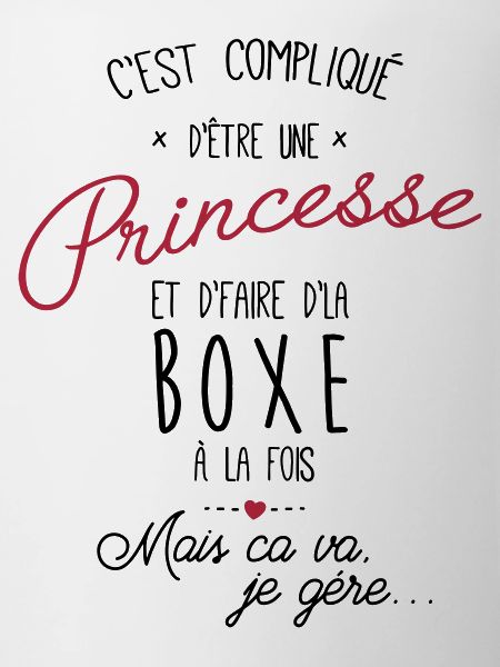 princesse et Boxe - boxeuse