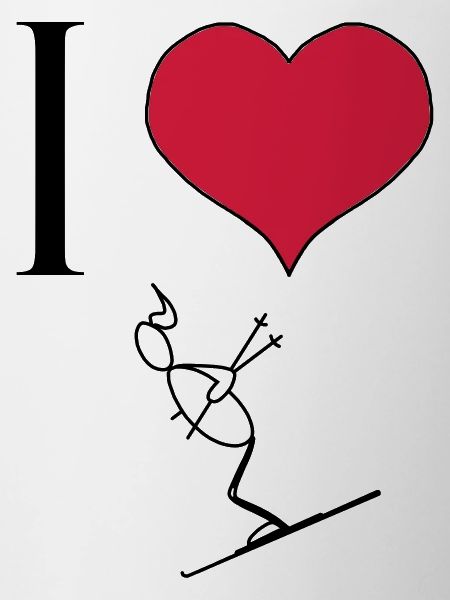 I love skiing