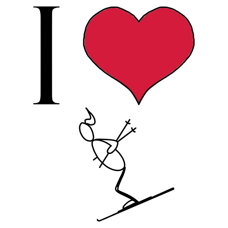 I love skiing