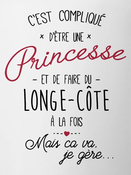 princesse et longe-côte