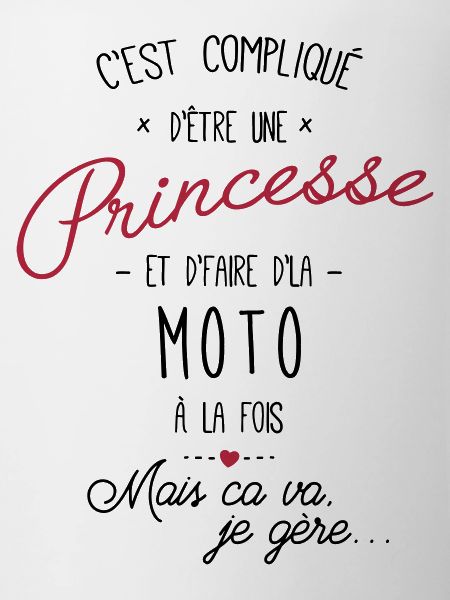 princesse et Moto