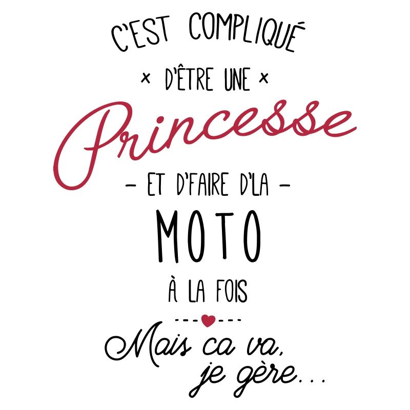 princesse et Moto