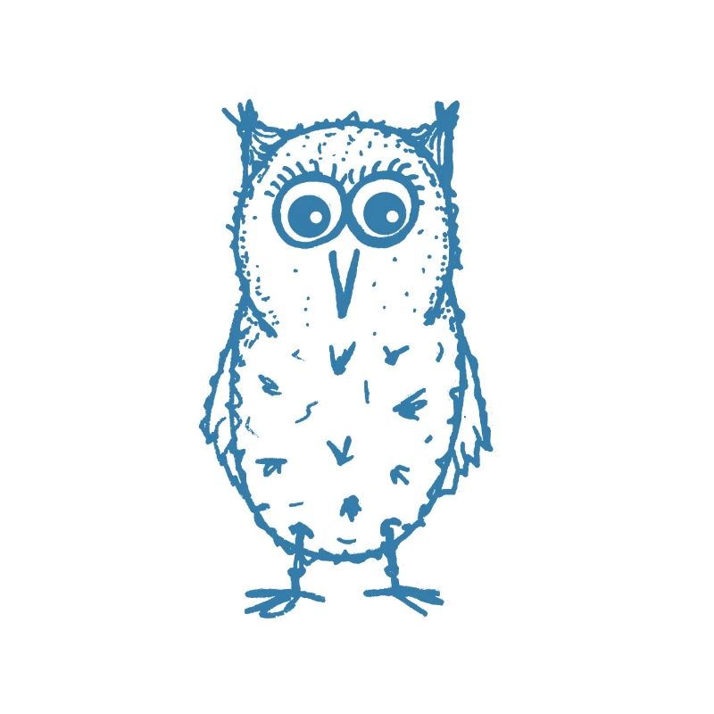 Hibou bleu Max