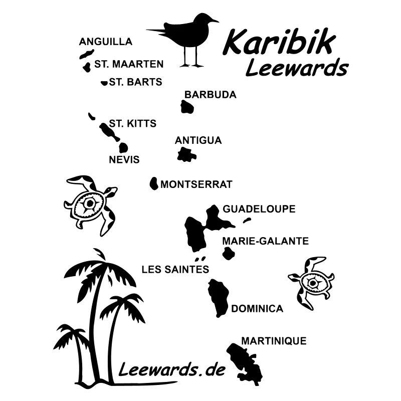 Karibik Leewards Segeln Leward Islands
