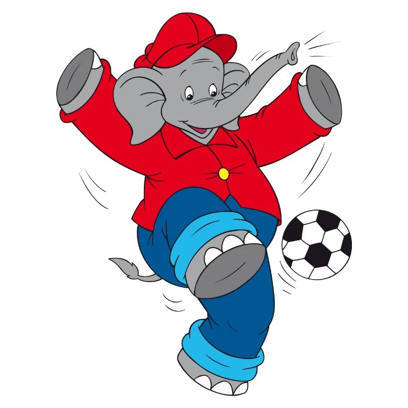 Benjamin Blümchen spielt Fußball