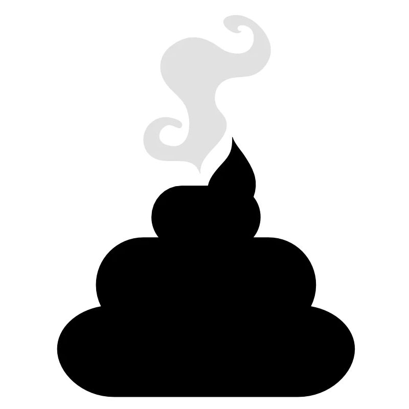 merde pile poo de vapeur de merde avec des lignes