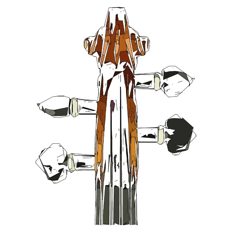 Violon déchiré