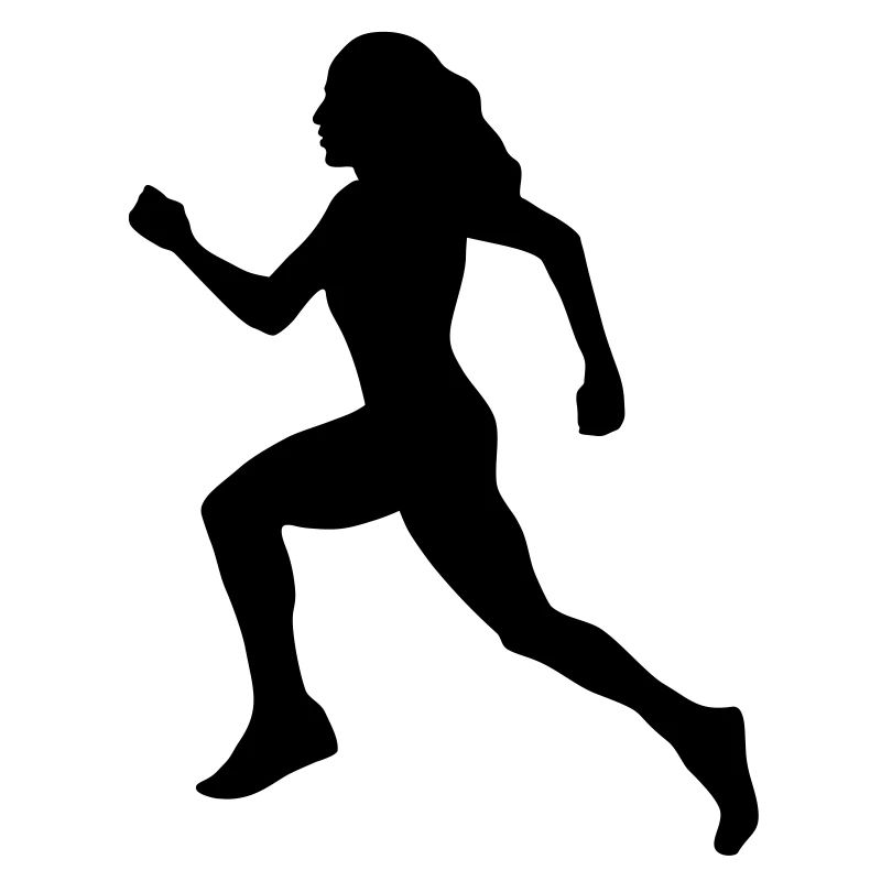 female runner, running, sprinter