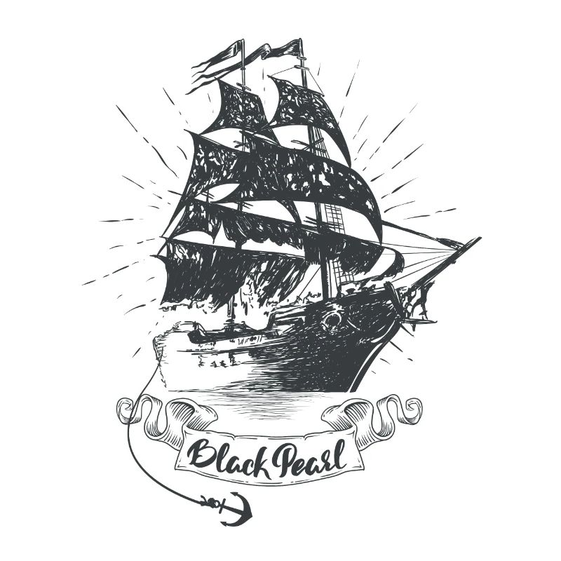 Sailing ship Black Pearl