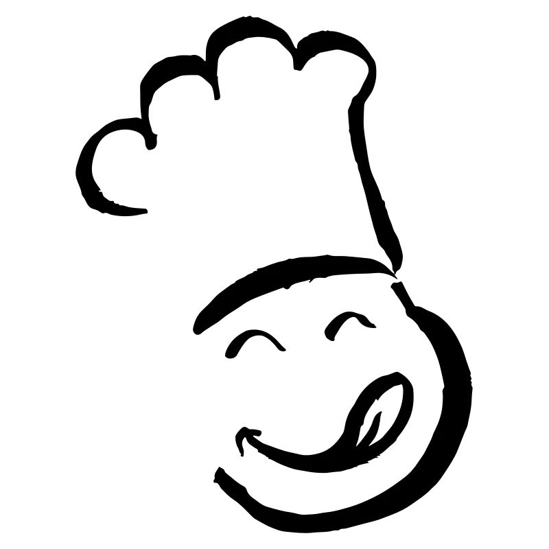 Funny chef's face Miam Frech Gastro gift