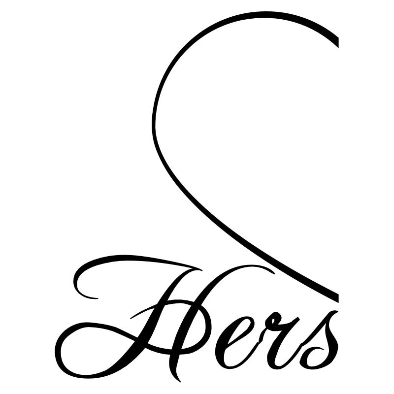 Hers ihre mann ehemann Herz halbiert halbes