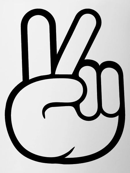 Peace sign hand peace cool