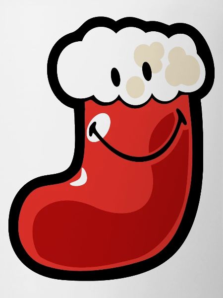 Smiley Christmas Stocking