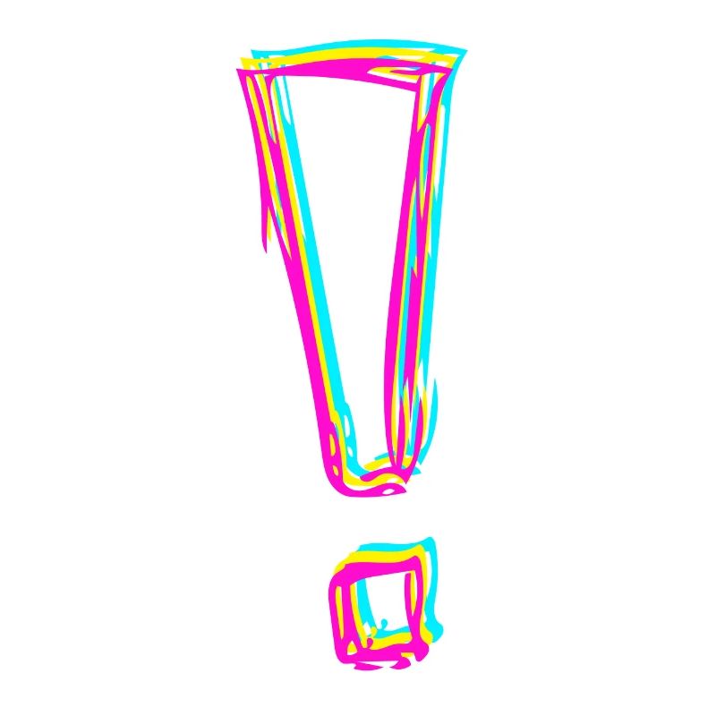 Points d’exclamation - Dessin-trait