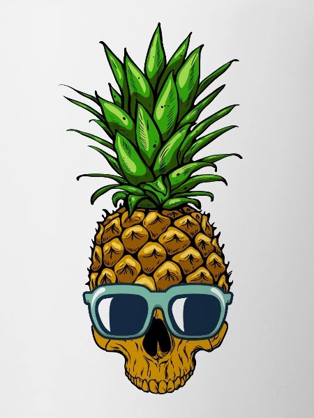 Crâne d'ananas