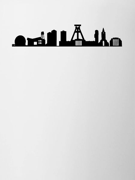 Bochum skyline black