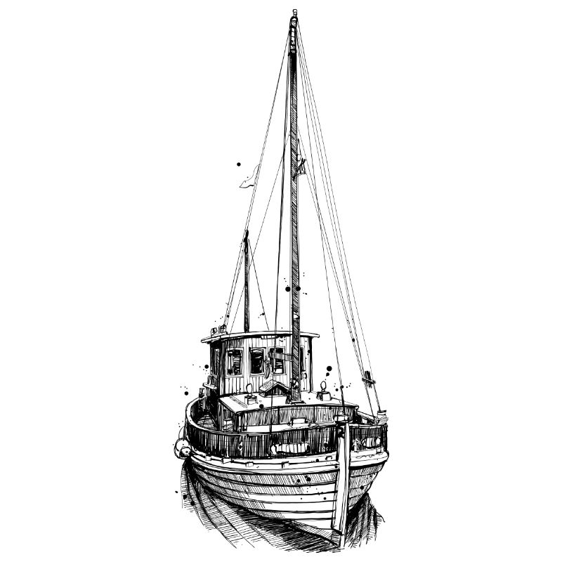 Old cutter illustration