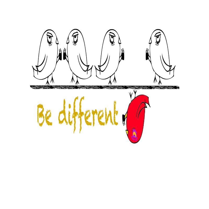 Be different / birds / sayings / trend