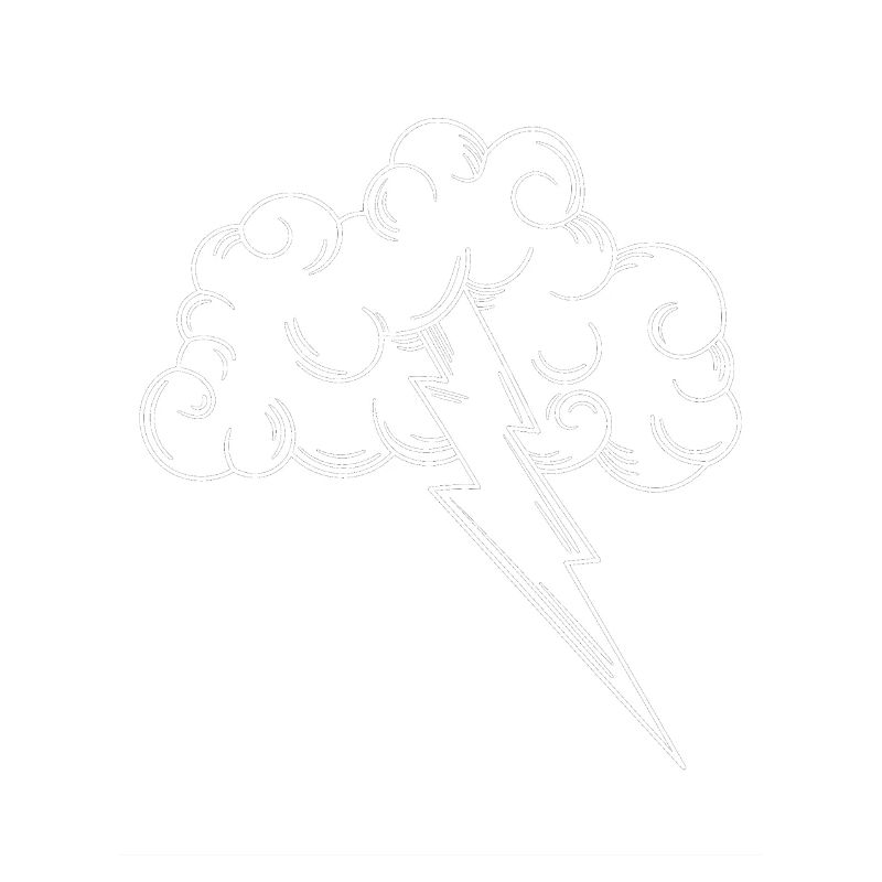 Lightning thunder thunderstorm electricity energy gift idea