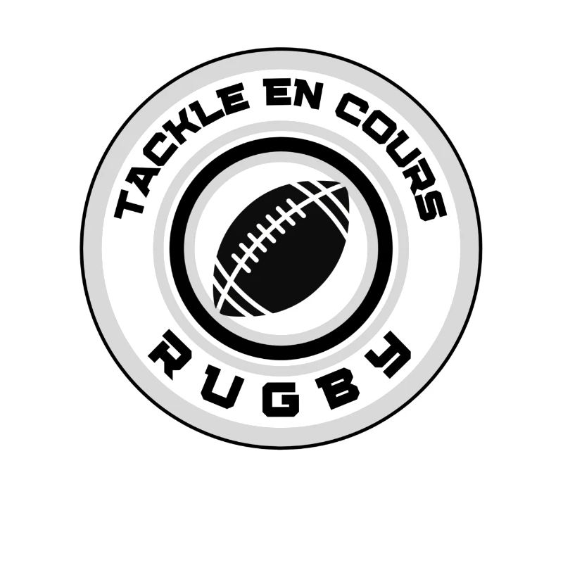 Rugby Ballon Tackle in Progress