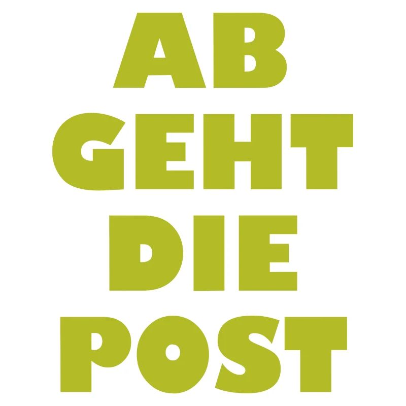 Ab geht die Post